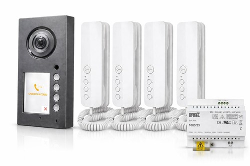 Kit citofono urmet famiglie - kit, 4
