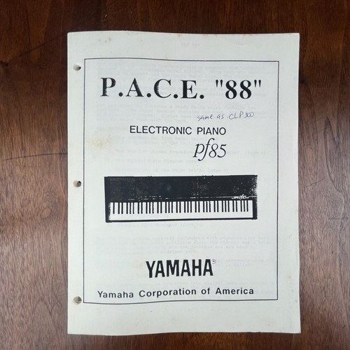 Yamaha e vintage - yamaha, p.a.c.e.