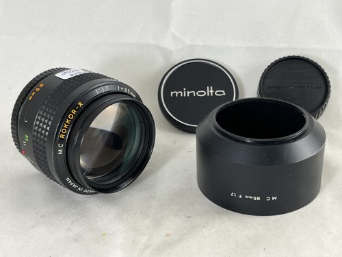 Minolta rokkor 85mm 1 - rokkor-x,