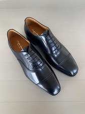 Scarpe Oxford Ralph Lauren Purple Label nere Denver brunite taglia 11 E/44
