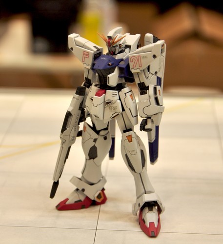 Modellino resina f91 gundam - in,