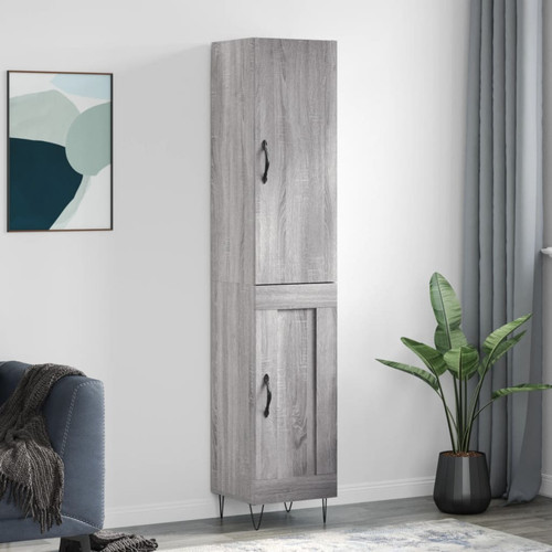 Credenza grigio sonoma - credenza,