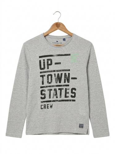 Maglia manica lunga tom tailor - lunga,