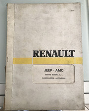 MANUALE OFFICINA IN ITALIANO MOTORE  ED ACCENSIONE  Jeep Wrangler/YJ AMC
