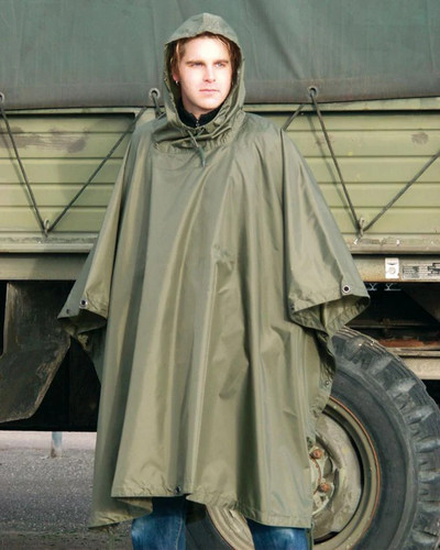 Poncho mil tec ripstop - ripstop, od