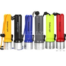 TORCIA SUBACQUEA IMPERMEABILE LED 180 LUMEN CREE 40 metri Q3 SUB LUCE LAMPADA 3W