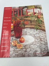 Disegni Filet n 16  I lavori femminili di Mani di fata 1999 con schemi