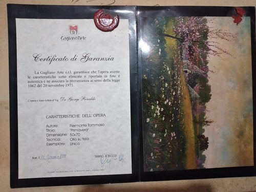 Dipinto tommaso fiermonte - ,