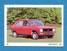AUTO E MOTO - Figurina-Sticker n. 10 - PEUGEOT 104 -New