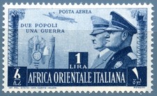 AFRICA ORIENTALE ITALIANA -