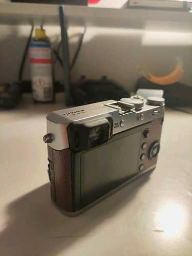 Fujifilm x100f silver - -, silver/brown