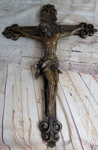 Crocifisso bronzo appendere - crocifisso,