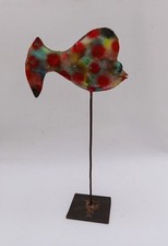 ♥ SCULTURA PESCE IN FERRO