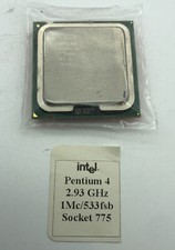 Intel Pentium IV P4 2,93 Ghz 1M / 533FSB socket 775 processore CPU 630 SL85V 2,9
