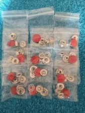 BOTTONI A PRESSIONE ROSSI, BLU