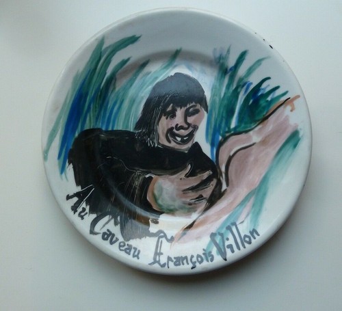 Ancienne assiette peinte