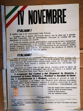 MANIFESTO IV NOVEMBRE