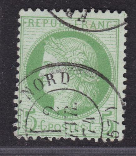 Timbre 1872 france ceres - timbre, n°