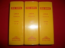20 Ore Tedesco Corso lingue estere Editoriale Zanasi 1-53 tutti con lp dischi