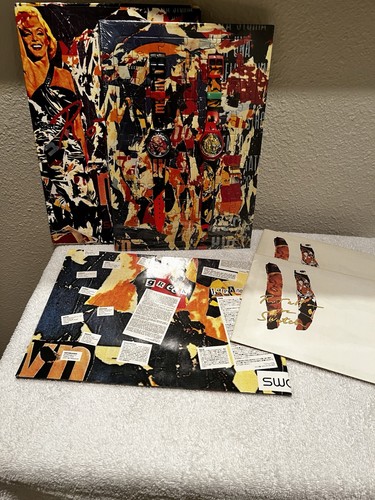 Swatch mimmo rotella art - mimmo,