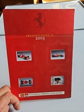 Cartella Diapositive Scuderia Ferrari Marlboro Presentazione FI2003