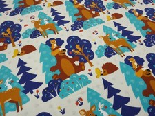 Tessuto cotone jersey animali