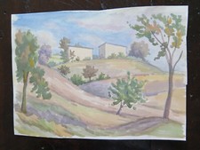 DIPINTO AD ACQUERELLO SU CARTA