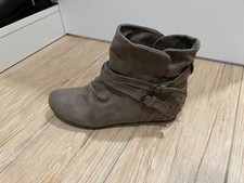 stivale donna nuovo camoscio marrone