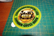ADESIVO VINTAGE STICKER KLEBER TRENO FERROVIA LGB L.G.B. LEHMANN GROSS BAHN