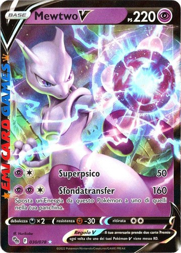 Mewtwo 030 078 ultra - rara,