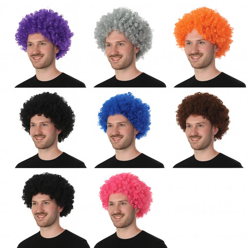 Afro wig fancy dress disco - fancy,