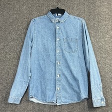 Zara camicia uomo piccola blu - zara,