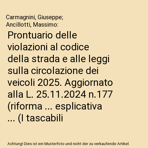 Prontuario delle violazioni - , al