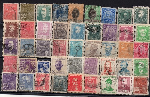 Lotto brasile francobolli - brasile, 45
