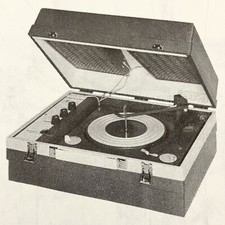 Giradischi Phonola 1966 3007 filo schema manuale di servizio vintage originale