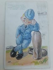 CARTOLINA REGIA AERONAUTICA AVIAZIONE GUERRA AEREO AEROPORTO BOMBARDIERE 