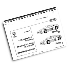 FERRARI 348 TB TS 348TB 348TS - CATALOGO RICAMBI EDIZIONE 1990