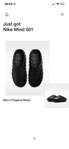Nike mind 001 slides triple - mind,