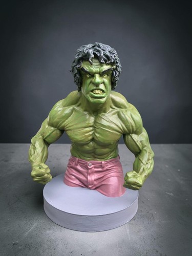 Incredibile statua busto - , di