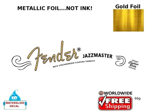 Fender jazzmaster guitar decal - jazzmaster,