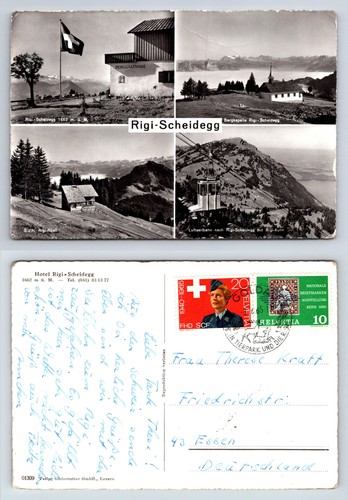 Cartolina rigi scheidegg hotel - rigi-scheidegg,