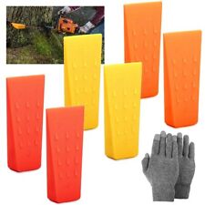 Cunei Abbattimento,6 Pezzi Cunei per Motosega in Plastica,Cunei Forestali,Cunei 