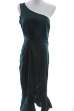 SHEIN Abito monospalla Donna Abito Taglia IT 42 verde elegante