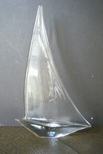 Statuina scultura barca a vela