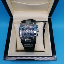 CT7686M-01 Watch CHRONOTECH Stainless Steel Black Black Quadro