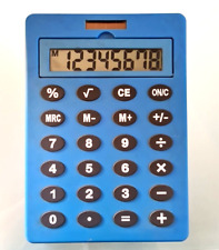 Calcolatrice Gigante Solare Vintage Anni 80, Rarissima, 100% Funzionante