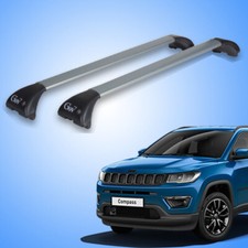 BARRE PORTAPACCHI PORTATUTTO PER JEEP COMPASS 2017 ---  2025