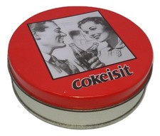 Coca Cola Tin Box Set 4 Drink Coasters