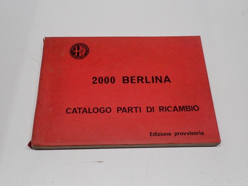 Alfa romeo 2000 - romeo, berlina