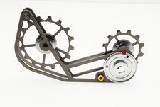 SwishTi Gravel Cycle puleggia e gabbia oversize full titanio per uso Sram XPLR AXS